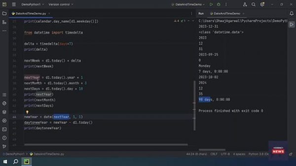 Datetime Module | Datetime Python