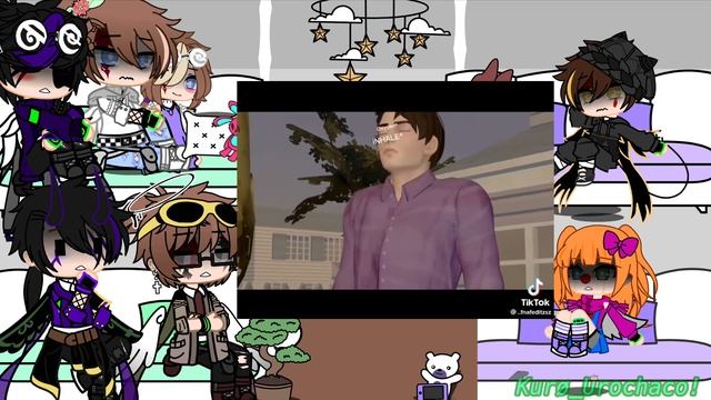 Aftons and others react to Michael Afton |Part 2| смотреть онлайн
