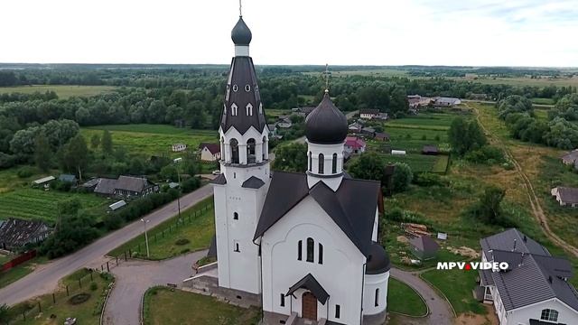 Деревня Нагово аэросъемка Старорусский район смотреть онлайн