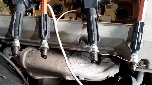 Проверка модульной катушки на машине ,мерседес смотреть онлайн