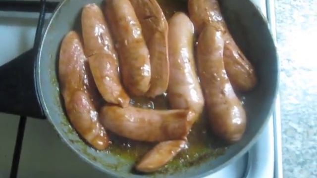 Сосиски с зелёным горошком / Sausage With Green Peas