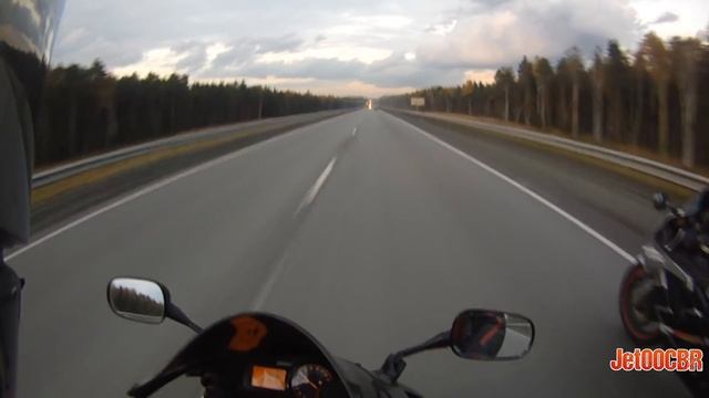 Прохват CBR600F Sport + CBR954RR Fireblade смотреть онлайн