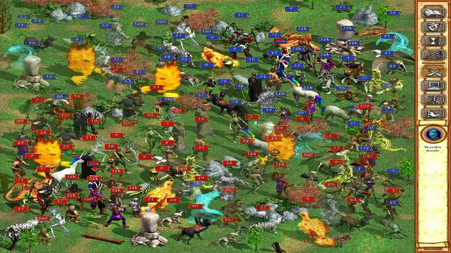 EVEN BIGGER FIGHT?! 122 UNITS on battle field in HoMM IV! смотреть онлайн