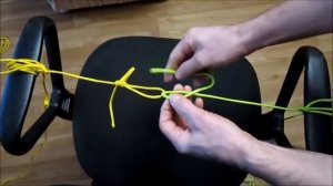 Как связать две встречные веревки при этом натягивая их