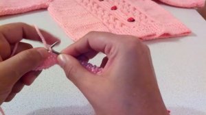 Кофта спицами реглан сверху с косами для девочки и мальчика часть1