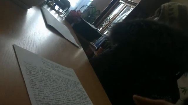 20.02.15г. Прийдя на работу, зарегестрировала у секретаря ОШ9 заявл. от 05.02.15г.