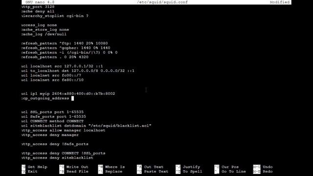Настройка IPv6 Digitalocean на прокси-сервере и смена портов / Configuring Digitalocean IPv6