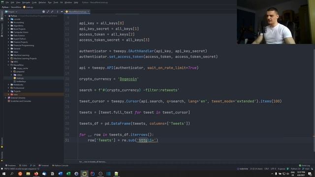 Does Twitter Believe in Dogecoin? - Sentiment Analysis in Python смотреть онлайн
