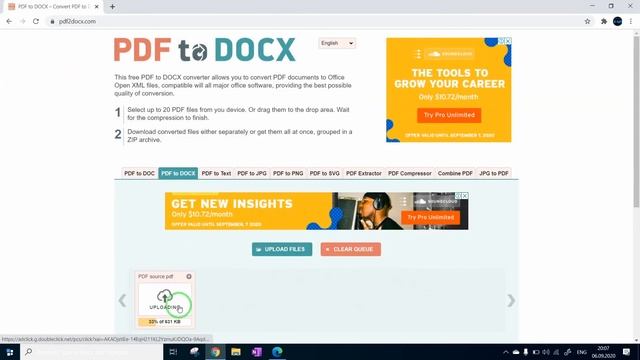 How to convert PDF to WORD | PDF to DOCX For Free смотреть онлайн