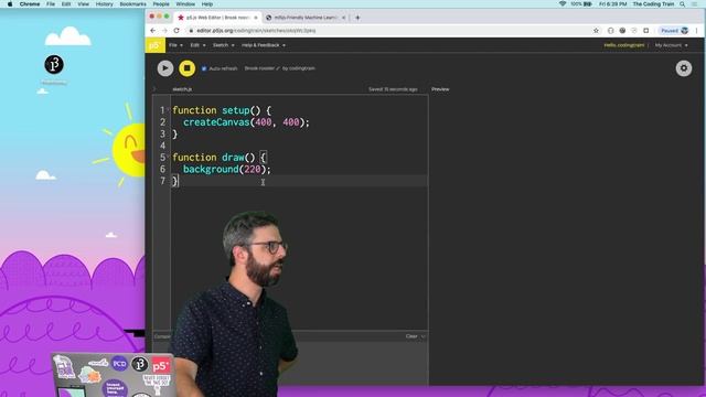 Coding Train Live 183: Brooklyn Studio, ml5.js Pitch Detection смотреть онлайн