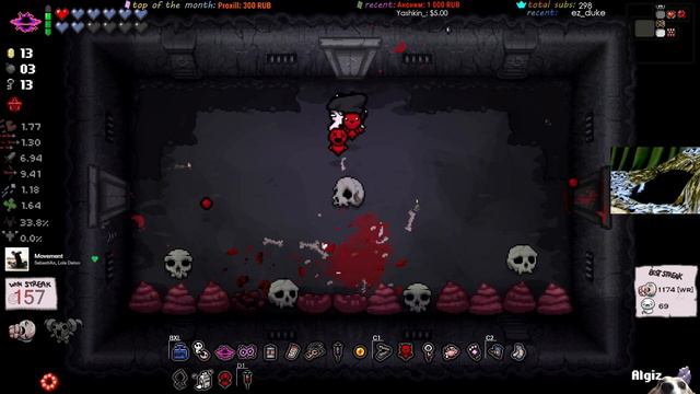 [#158] Иден стрик на 4 Цели | 1.30 | The Binding of Isaac: Repentance смотреть онлайн