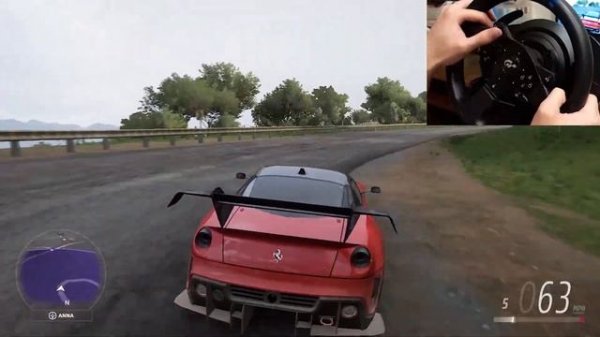 Rebuilding Ferrari 599x 1000hp Forza Horizon 5 | Thrustmaster T300RS Gameplay
