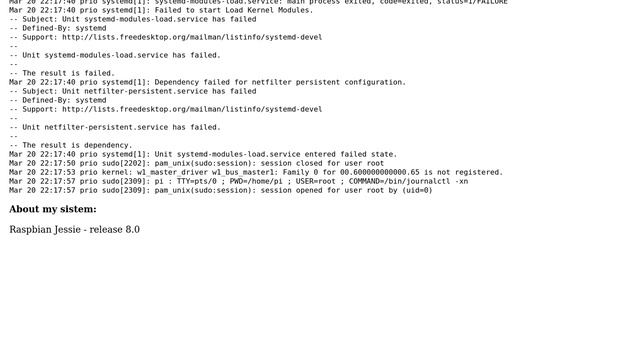 Raspberry Pi: Error installing iptables-persistent смотреть онлайн