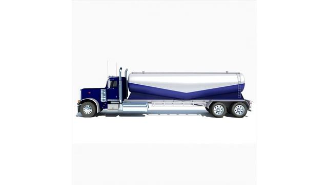 Tanker Truck 3D Model смотреть онлайн