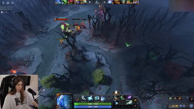 Fruktozka и фрик сквад играют в доту