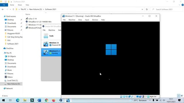 Tutorial Cara Instal Windows 11 di VirtualBox смотреть онлайн