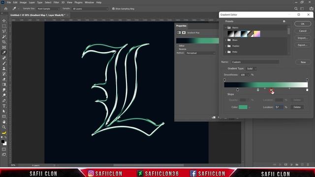 [ Photoshop Tutorial ] Rainbow Chrome Text Effect in Photoshop смотреть онлайн