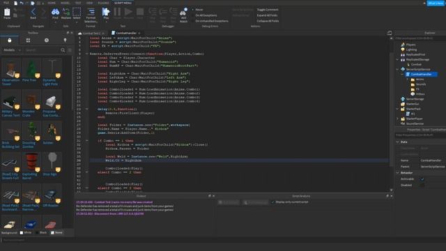 How to create your own combat system (Roblox Tutorial) Part 2 смотреть онлайн