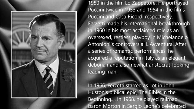 Gabriele Ferzetti ● A Simple Tribute смотреть онлайн