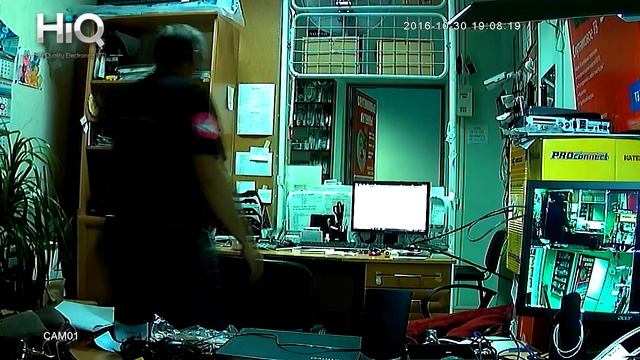 Внутренняя AHD видеокамера HiQ 1 mpx, серия Standart, день смотреть онлайн