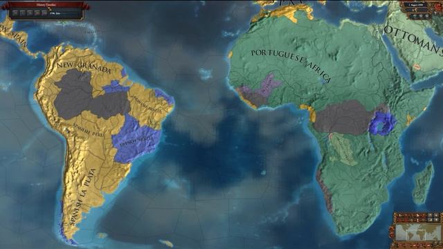 Europa Universalis 4 AI Timelapse - Superextended Timeline 1444-3500 смотреть онлайн
