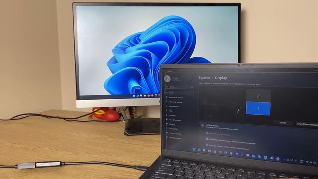 Connect Laptop to Monitor - Windows 11 HDMI - How To смотреть онлайн