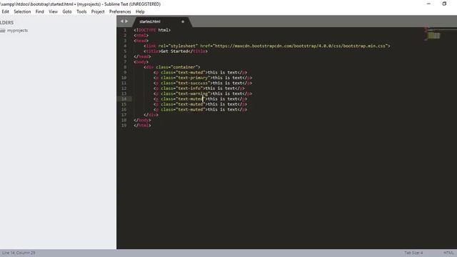 3 - Bootstrap 4 Colors Classes смотреть онлайн