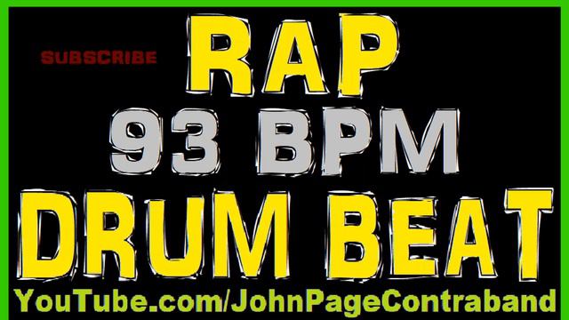 Rap Hip Hop Drum Backing Track 93 bpm Beat Loop 808 смотреть онлайн