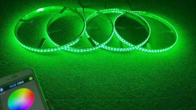 JHB Lighting 15.5"【WS2815】Chasing Flowing LEDs Car Trucks LED Wheel rim Lights with BluetoothContro смотреть онлайн