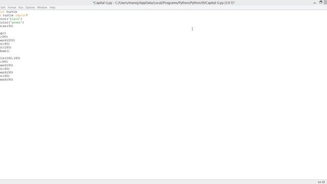 How to make Capital G in python #15 смотреть онлайн