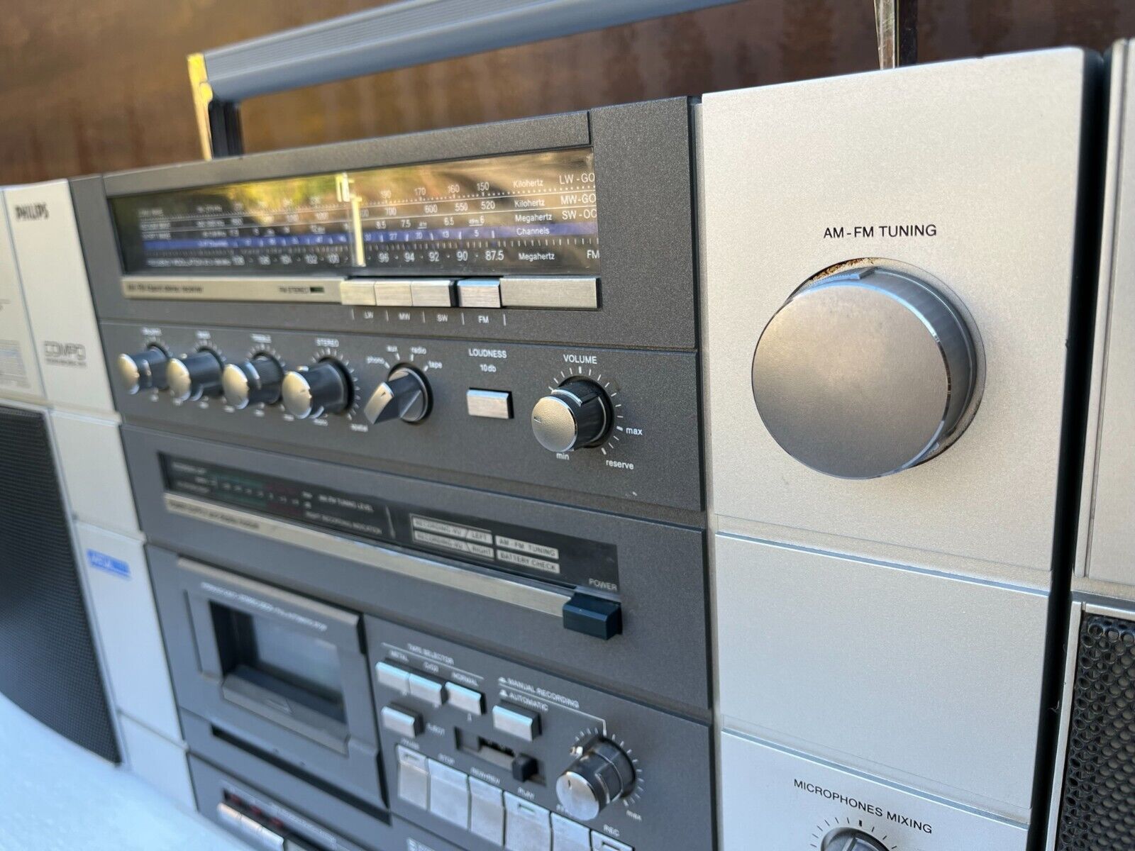 Philips D8718 Vintage  Boombox Radio Recorder -1983 год -АВСТРИЯ