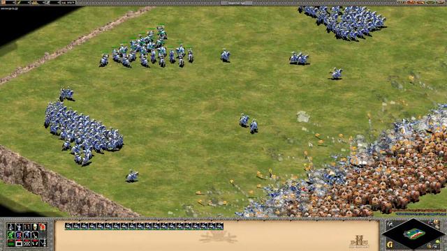 800 Paladins vs 400 Elite Ballista Elephants | Age of Empires II смотреть онлайн