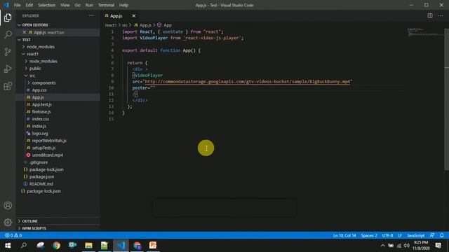Video Player in React смотреть онлайн