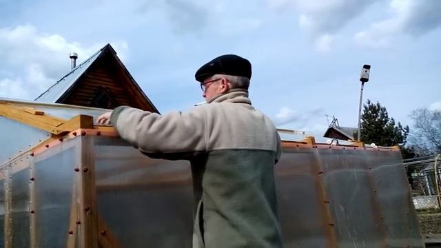 Теплица,со съёмной крышей на зиму! смотреть онлайн