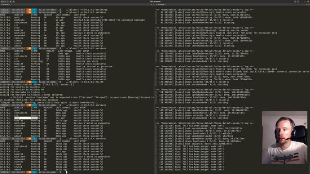 Talos OS running in QEMU on your local computer смотреть онлайн