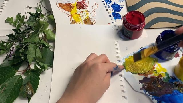 Leaf Print Creatures with Art Explorium смотреть онлайн