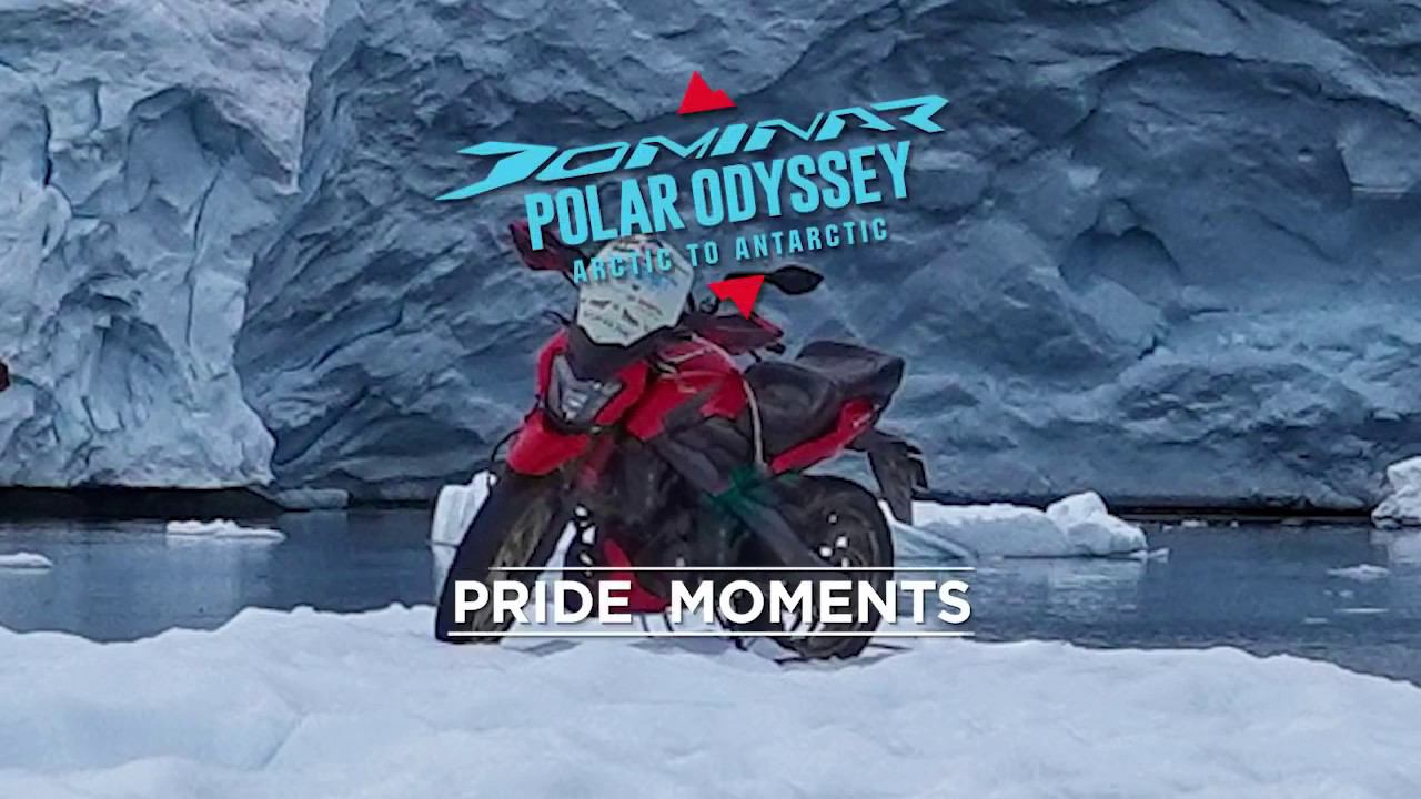 #DominarPolarOdyssey Первый индийский мотоцикл покоривший Антарктику смотреть онлайн