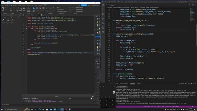 AI Image Generator in Roblox using python and OpenAI's API смотреть онлайн