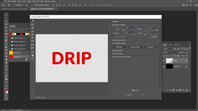 How to Make Dripping Text in Photoshop смотреть онлайн