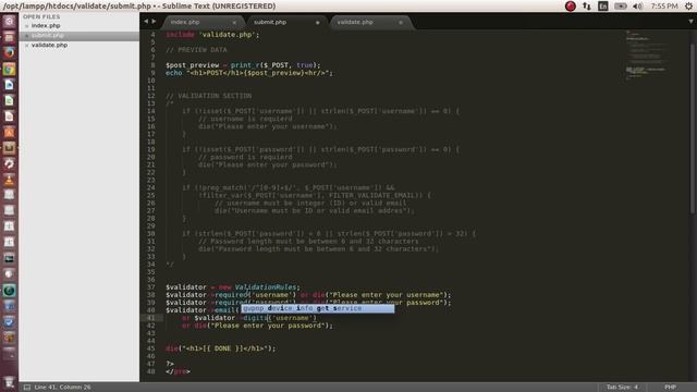 PHP Validation Advanced 1.05 - Test Validation Functions смотреть онлайн