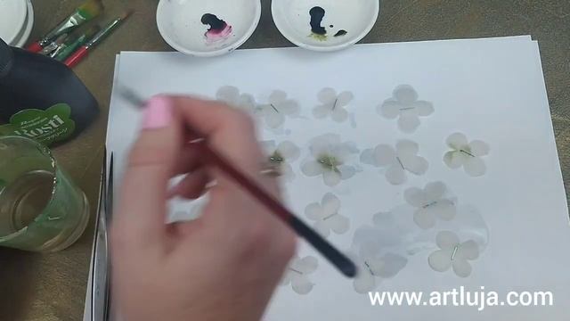 Покраска цветов, @artluja смотреть онлайн