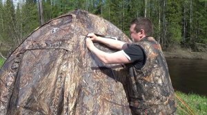 Обзор палатки УП-2 мини и печи "Экономка" Мини от ПФ Берег. Комфортная как лесная изба