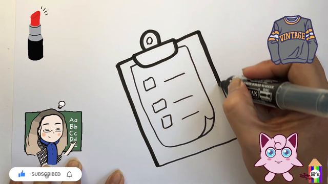 How To Draw List To Do Board | список рисунков, которые можно сделать на доске для детей смотреть онлайн