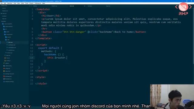 Ep16 | #06 | Cách khác để sử dụng route điều hướng Vue.js - RHP Team смотреть онлайн