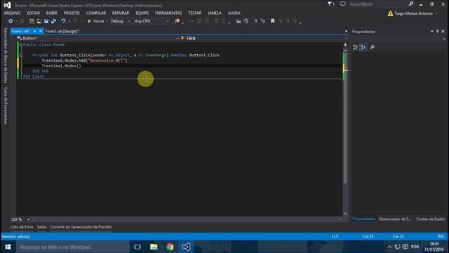 Lista em forma de Arvore(TreeView) VB.NET смотреть онлайн