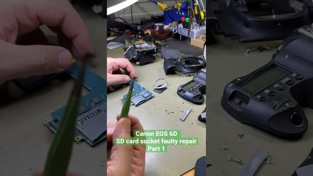 Canon EOS 6D Faulty SD card socket faulty Camera repair #camera #canoncamera #photography #canon смотреть онлайн