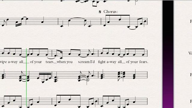 Evanescence - My Immortal Piano/Vocal Sheet music смотреть онлайн
