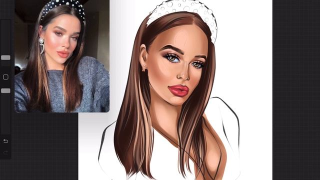DIGITAL PORTRAIT НА IPAD | Рисуем портрет на IPad в Procreate