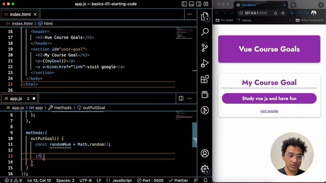 10.Understadning Methods in vue Apps смотреть онлайн