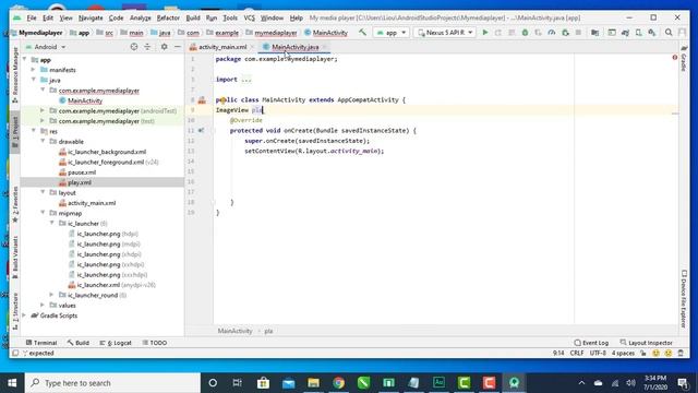 Playing Your Own Url Song By Creating Media Player In Android Studio.